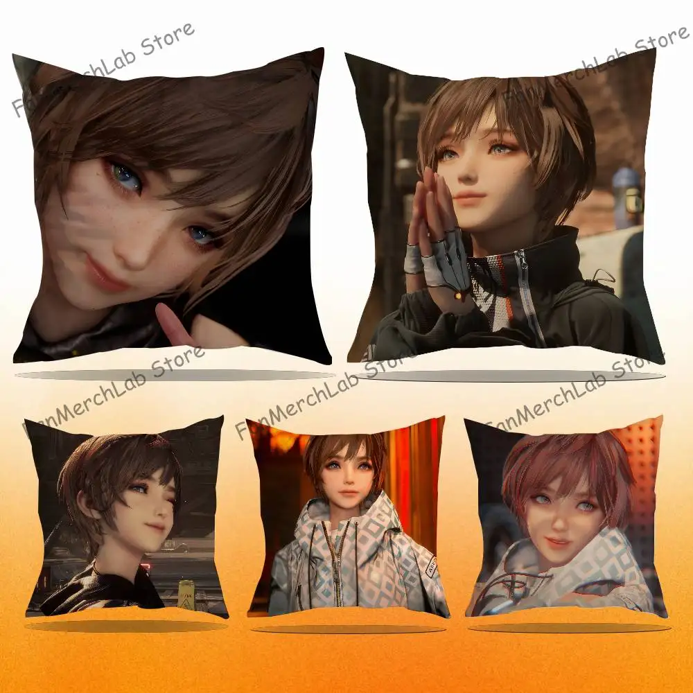 

S-Stellar lily B-Blade Printed Pillow Cover Cushion Case Simple Sofa Pillow Case No Pillow Core