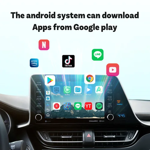 Imagen 2 del producto 2025 CarPlay Smart Ai Box Android inalámbrico CarPlay Android Auto adaptador para Netflix para sistemas inteligentes de coche YouTube 5GWiFi