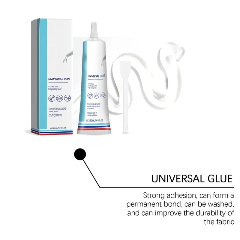 50 multifunctionele vloeibare lijm stoflijm kledingreparatielijm sneldrogend