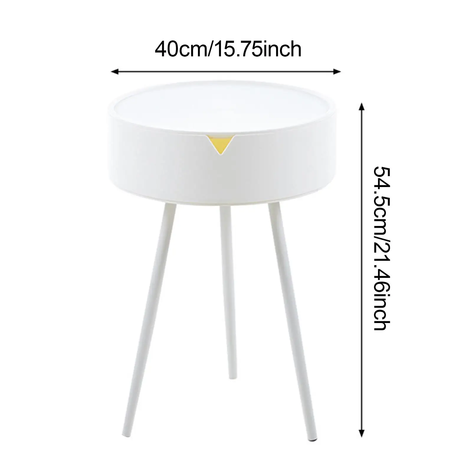 طاولة جانبية مستديرة لتزيين المكاتب ذات المساحة الصغيرة #6