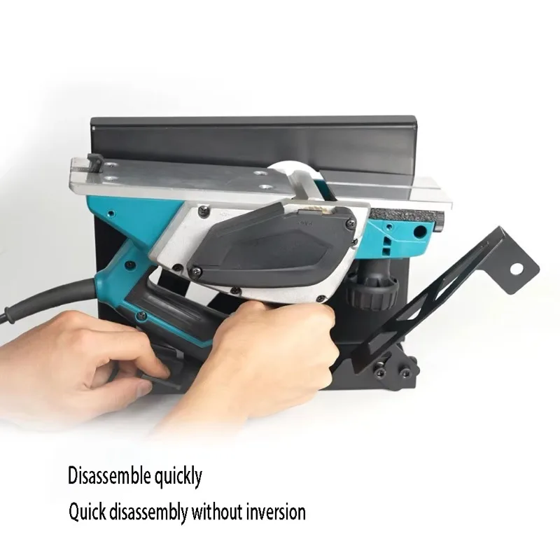 Staffa invertita per pialla elettrica per la lavorazione del legno Staffa per pialla portatile Decorazione domestica Utensili manuali in legno massello