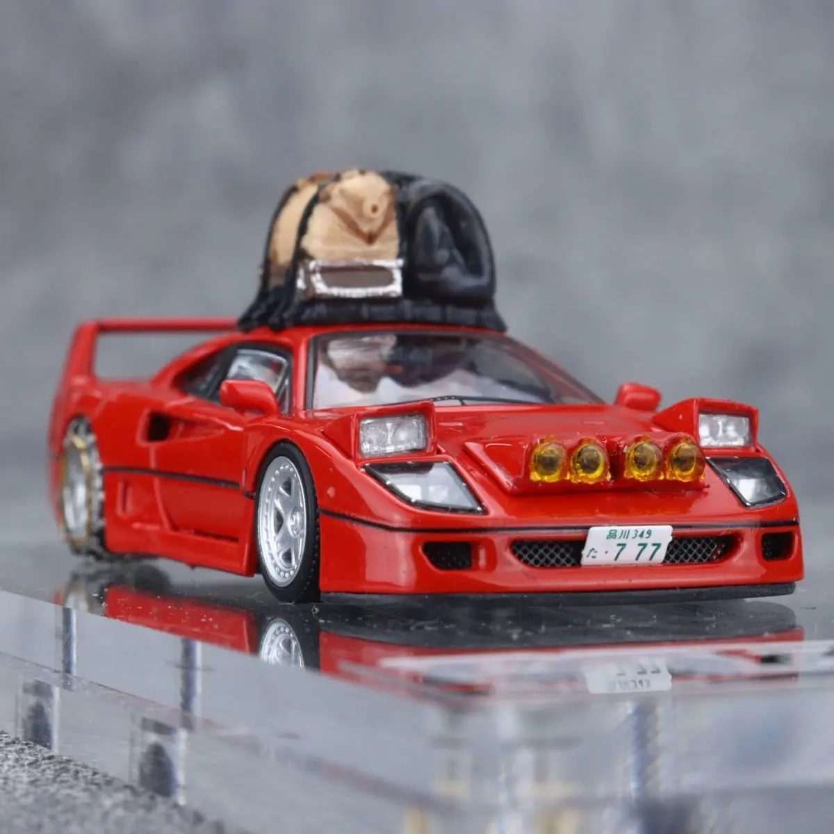 Diecast 1/64 Scale Findclassically Model Car Ferrari F40 Alloy Car Model Ferrari F40 Play Vehicles Toys for Boys Original Box