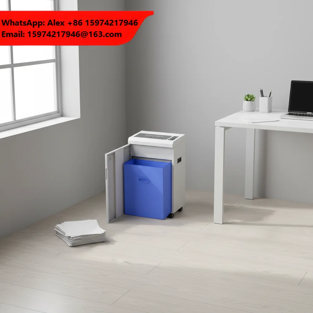 30 Sheet P4 Metal 240mm 60L Cross-Cut Pull-out Bin Paper Shredder