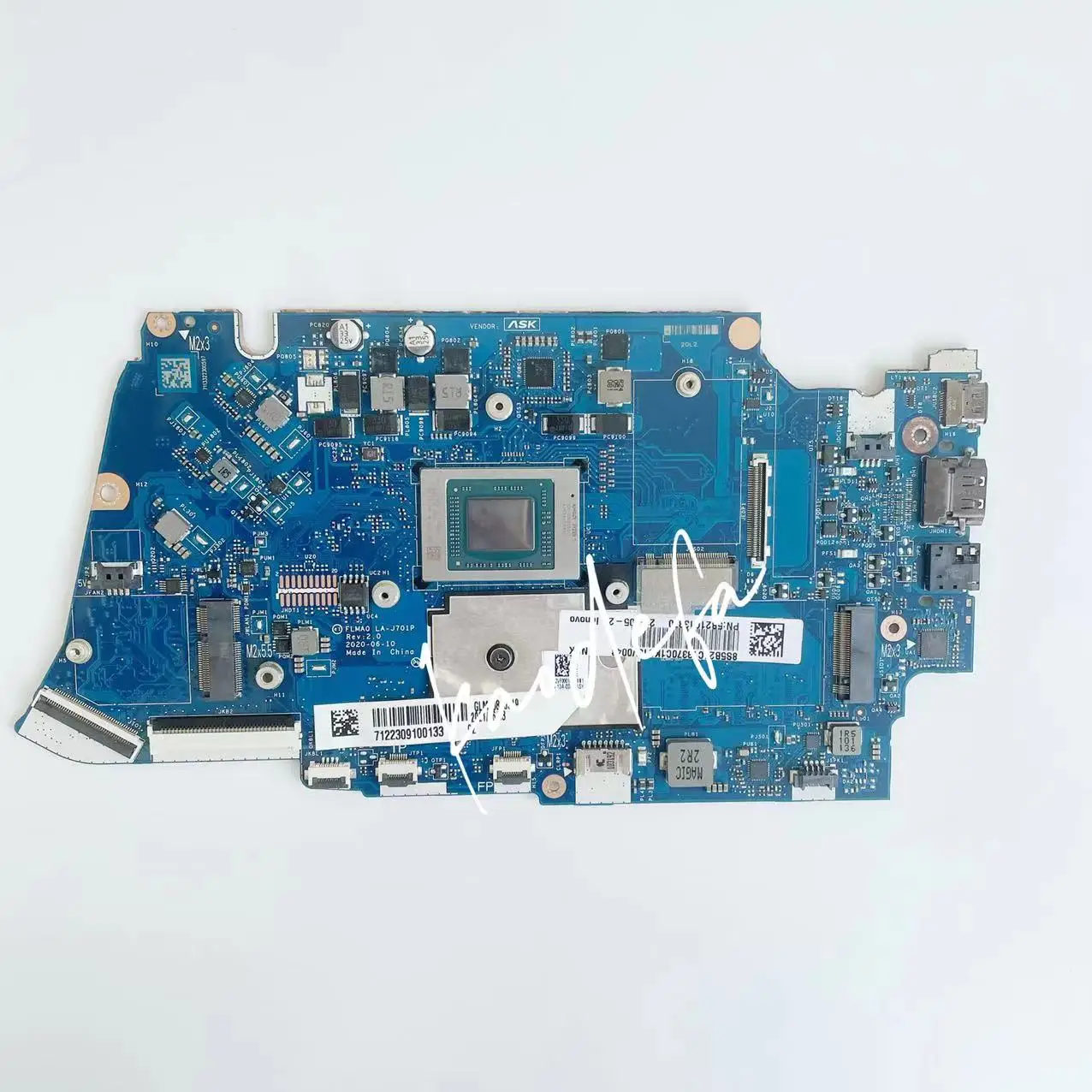 FLMA0 LA-J701P for Lenovo Ideapad 5-14ALC05 Laptop Motherboard CPU:R5 RAM:8G 16G FRU:5B21C13751 5B21C13370 5B21C13442 5B21C13632