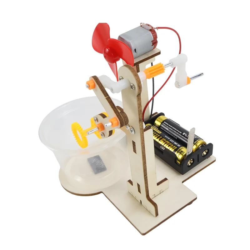 ماكينة فقاعات خشبية مصنوعة يدويًا، لعبة تعليمية للأطفال، تجربة علمية، ماكينة فقاعات كرنك اليد، هدايا العيد، اهتمام الفيزياء #5