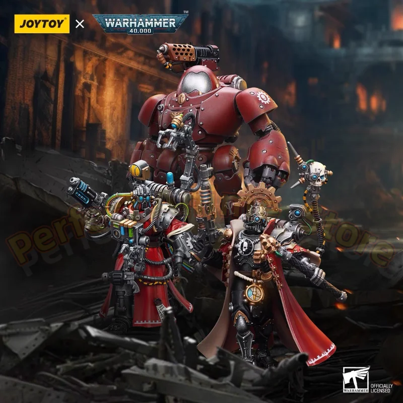 In Stock JOYTOY Dark Source Warhammer 40k Adeptus Mechanicus Skitarii Marshal Castellan Robot 1/18 Movable Model Collection Gift