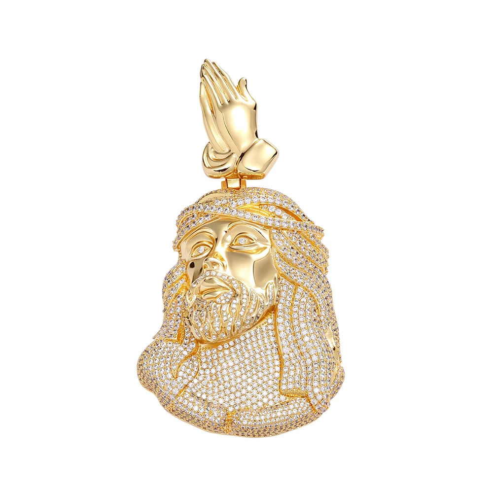 nuoya-religious-jewelry-wholesale-gold-plated-brass-cz-diamond-iced-out-jesus-hand-pendant-with-pray-hand-bail