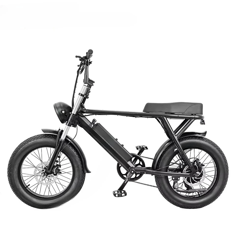 Hot Selling Super Power 73 High Power Retro Fat Tire Electric Bicycles Stealth Bomber Electric Bike Electr Dirt Bike image 2