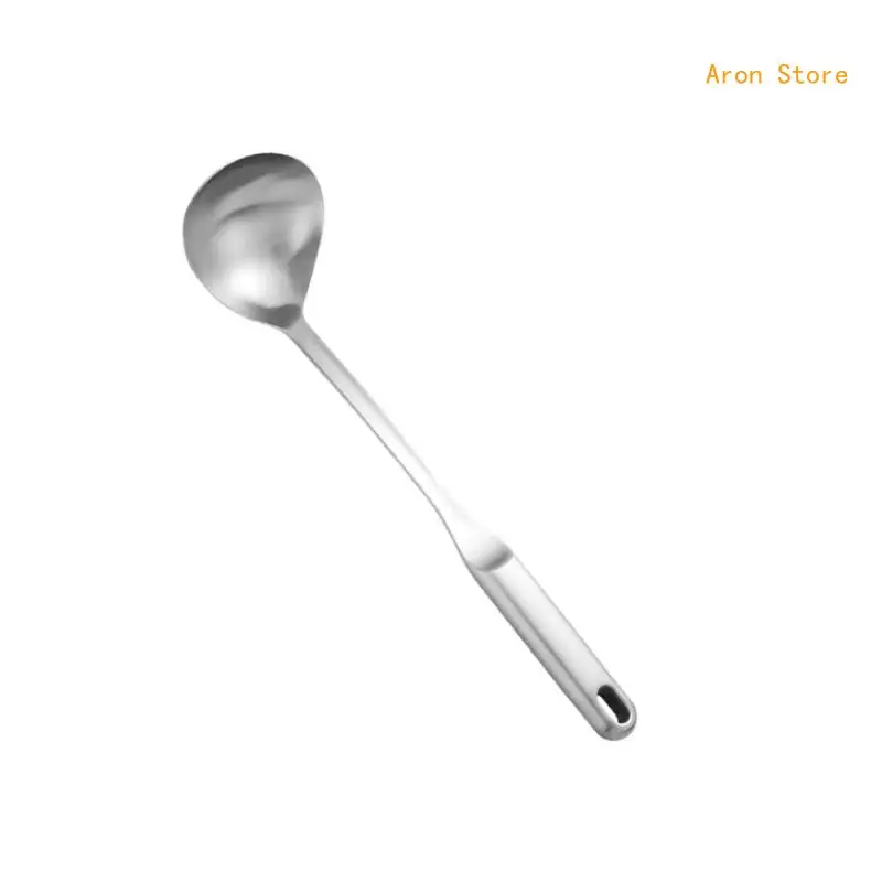 Practical Spoon/Shovel Stainlesss Steel Wok Spatula/ Ladle Cooking Equipments Thickening Metal Utensils for Kitchen H3CF