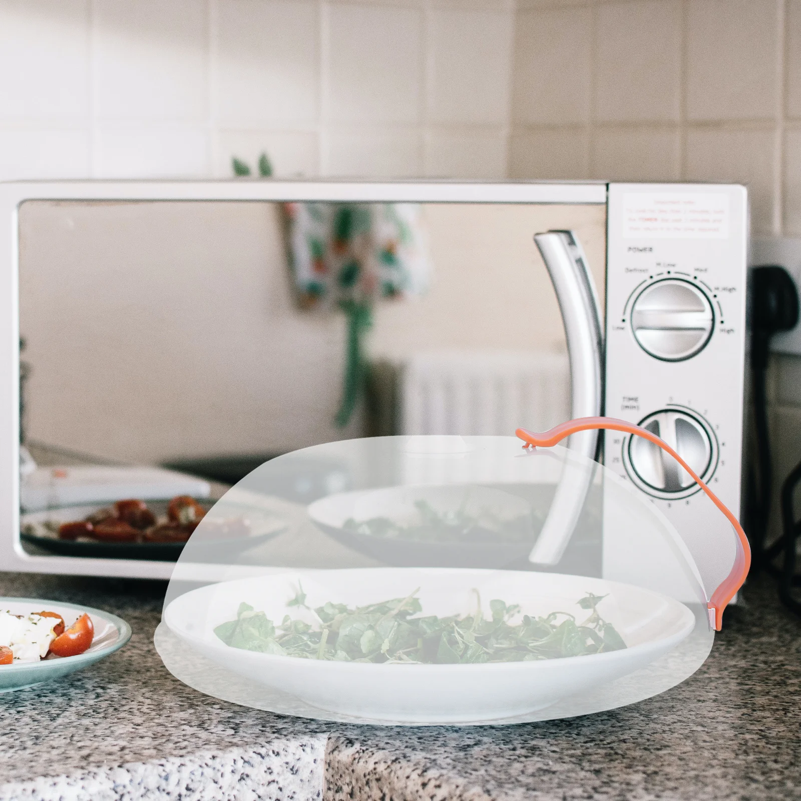 Прозрачная крышка для блюд, устойчива к теплу, 120℃