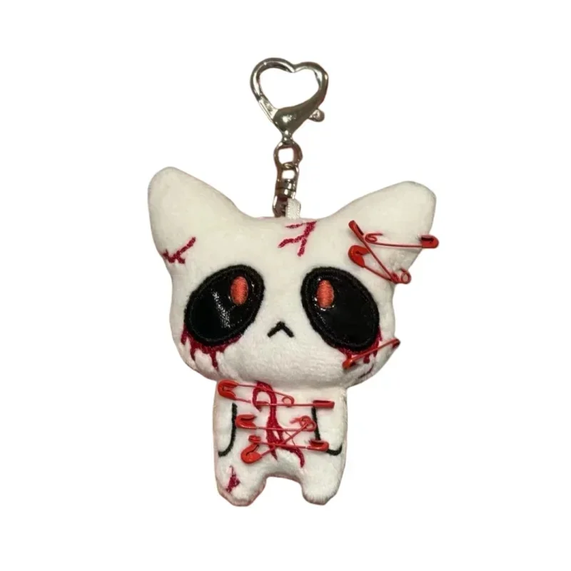 القوطية حقيبة قلادة العلامة التجارية الجديدة هالوين أفخم المفاتيح الدموية المفاتيح الكرتون زاحف دمية سحر لحقيبة الظهر حقيبة الهاتف المحمول