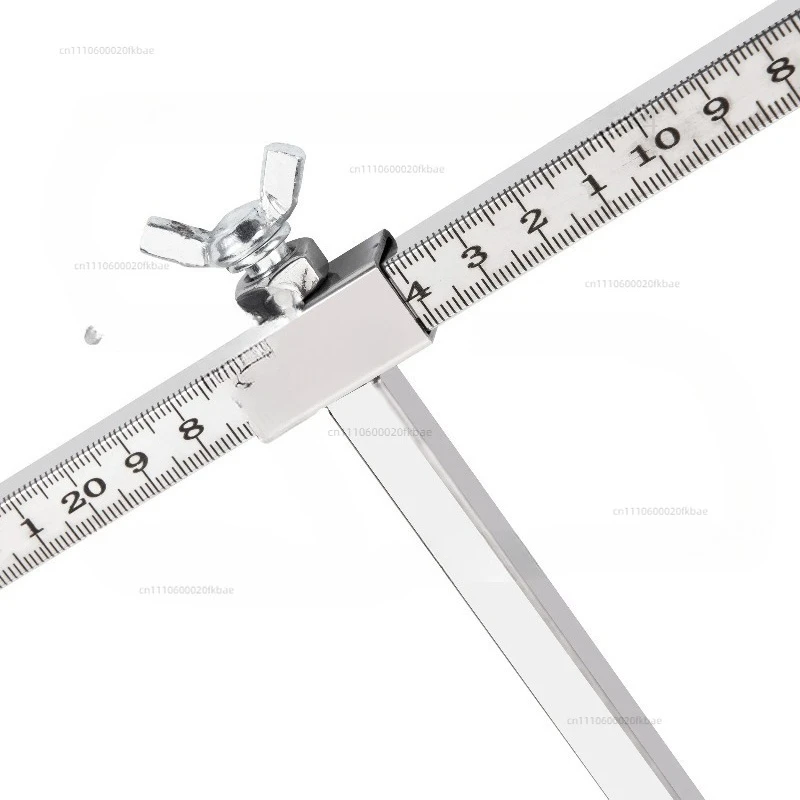 Stainless Steel Car Sheet Metal Tools Accident Body Beam Repair Correction Inspection Two-dimensional Measuring Tape