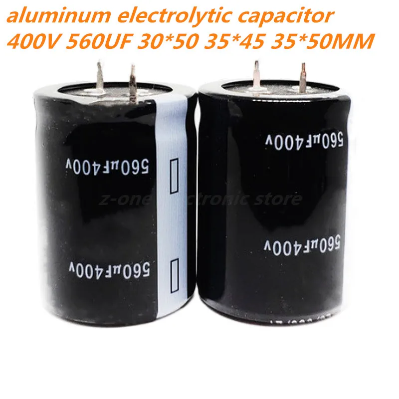 2pcs-5pcs 400V560UF ox horn aluminum electrolytic capacitor 400V 560UF 30x50MM 35x45MM 35X50MM