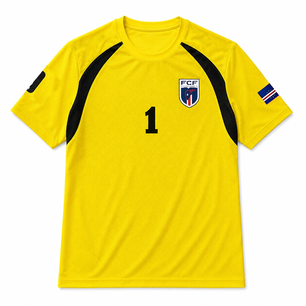 Summer Clothing Men - Unisex Cape Verde Kaleci Futbol Forması