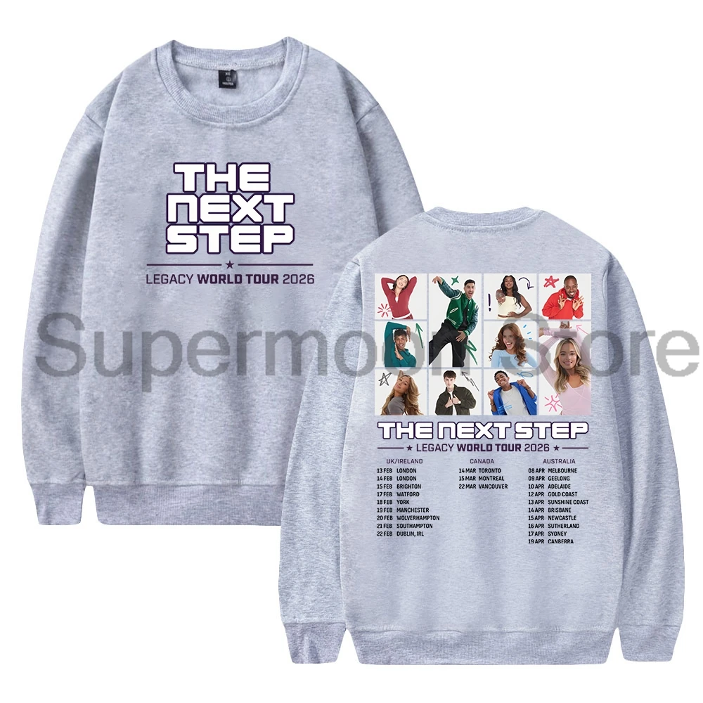 The Next Step Legacy World Tour 2026 Merch Crewneck Sudadera de manga larga estilo streetwear para mujer y hombre