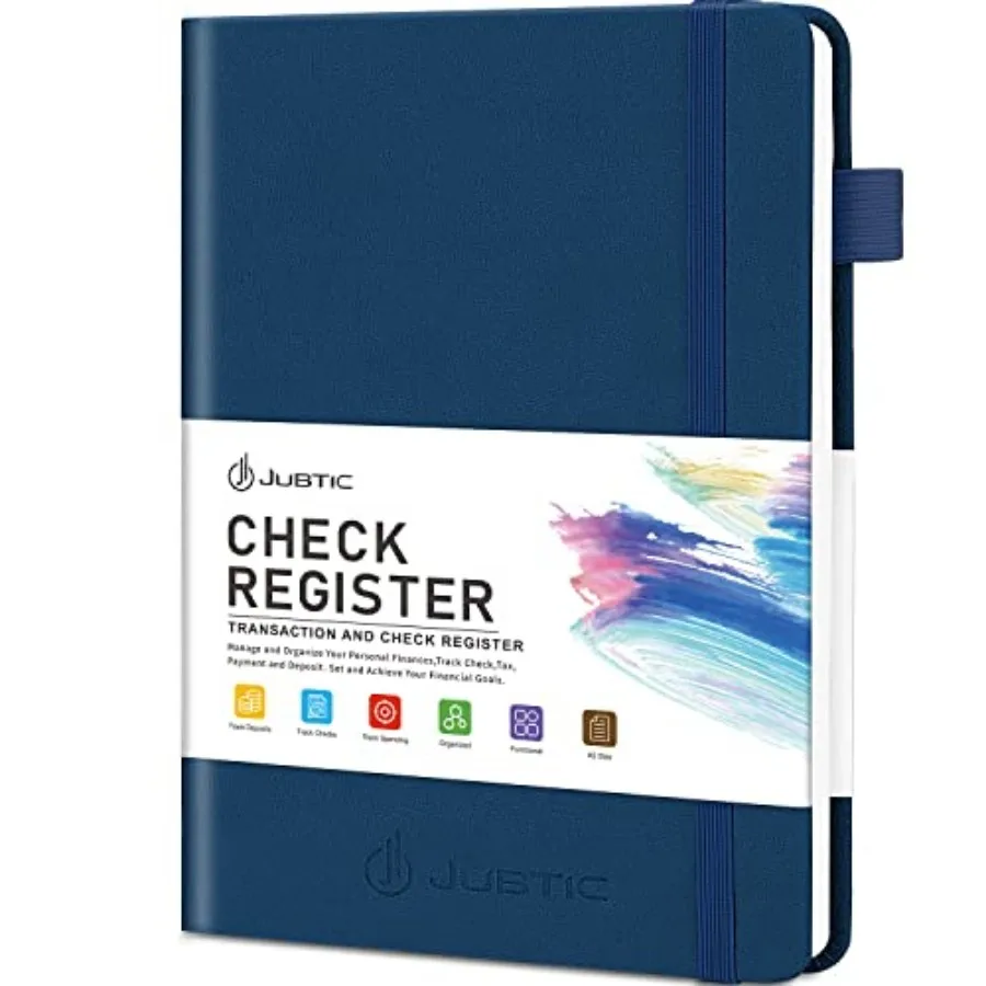 A5 Check Registers for Personal Checkbook, Ledger Transaction Registers Log Book for Small Business. Track Payments, Finances,