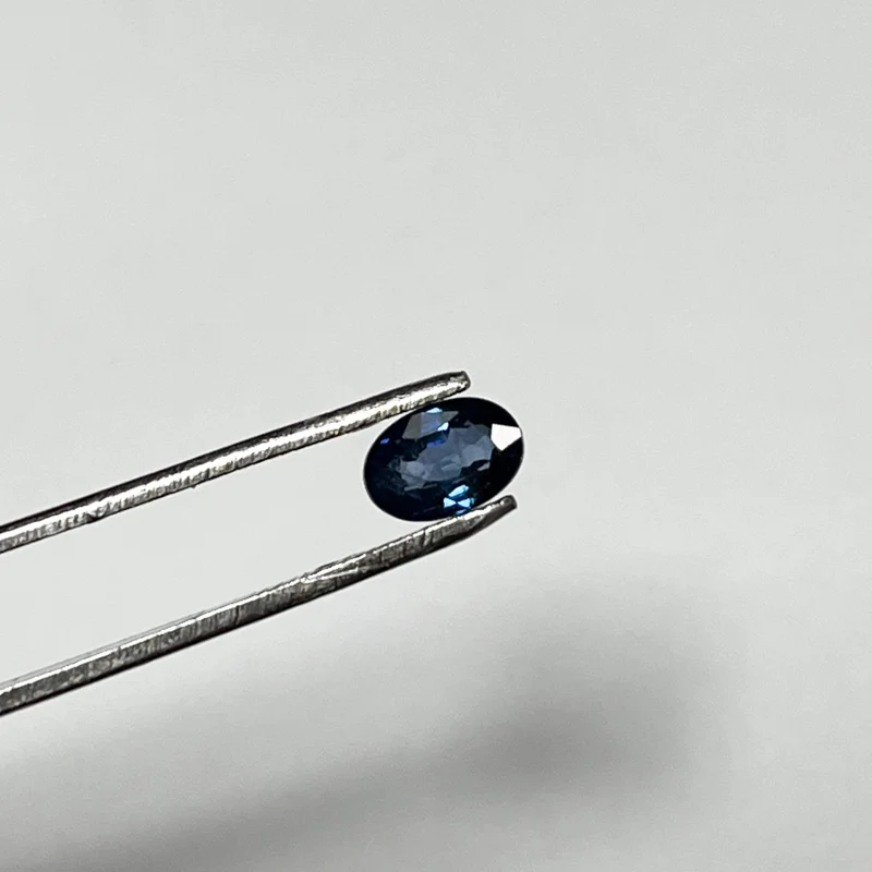 VANTJ Natural Sapphire Loose Gemstone Oval Cut 4*6mm for Silver Gold Mounting DIY Decoration Fine Jewelry - Image 2