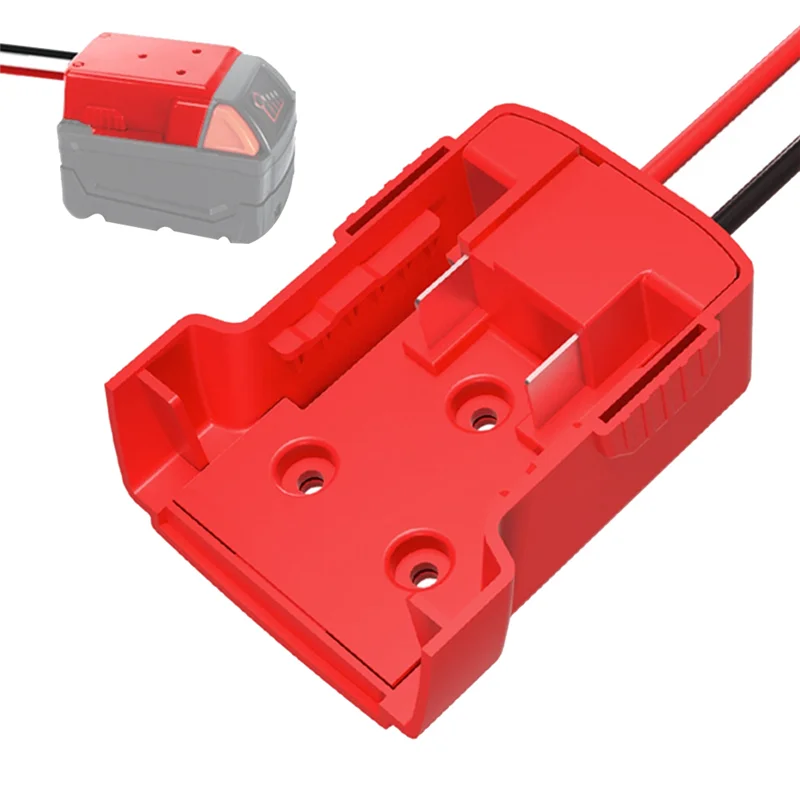 

Classy-Battery DIY Adapter For 18V Lithium Battery Power Wheels Adapter With Fuse For RC Truck Robotics Toys Easy Inst