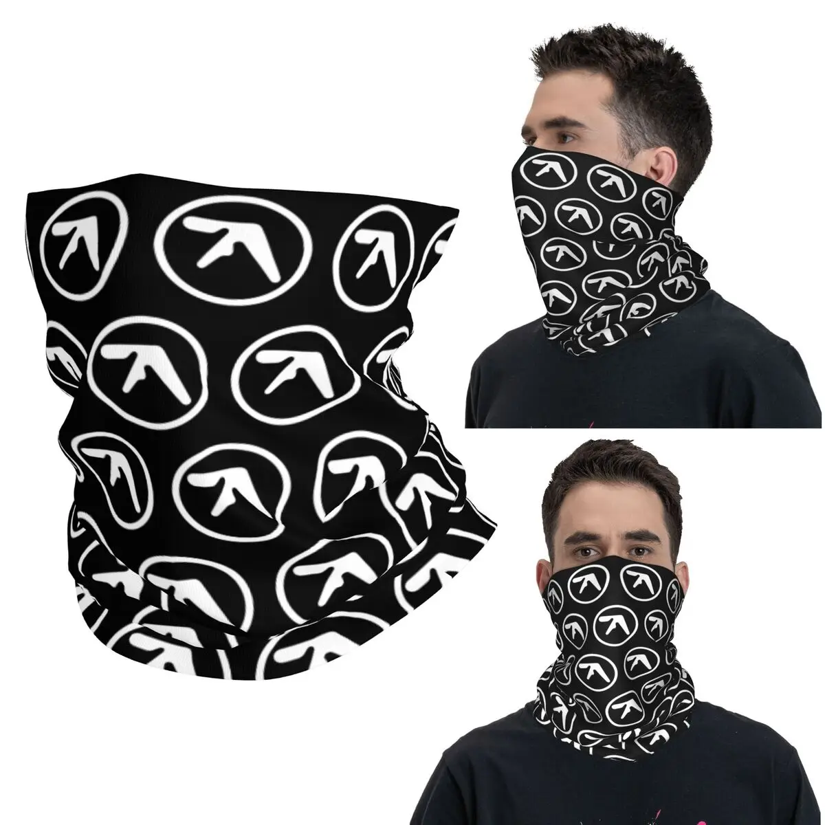 

Aphex Twin Creative Y2K логотип бандана на шею шарф с принтом теплый велосипедный шарф для мужчин женщин взрослых