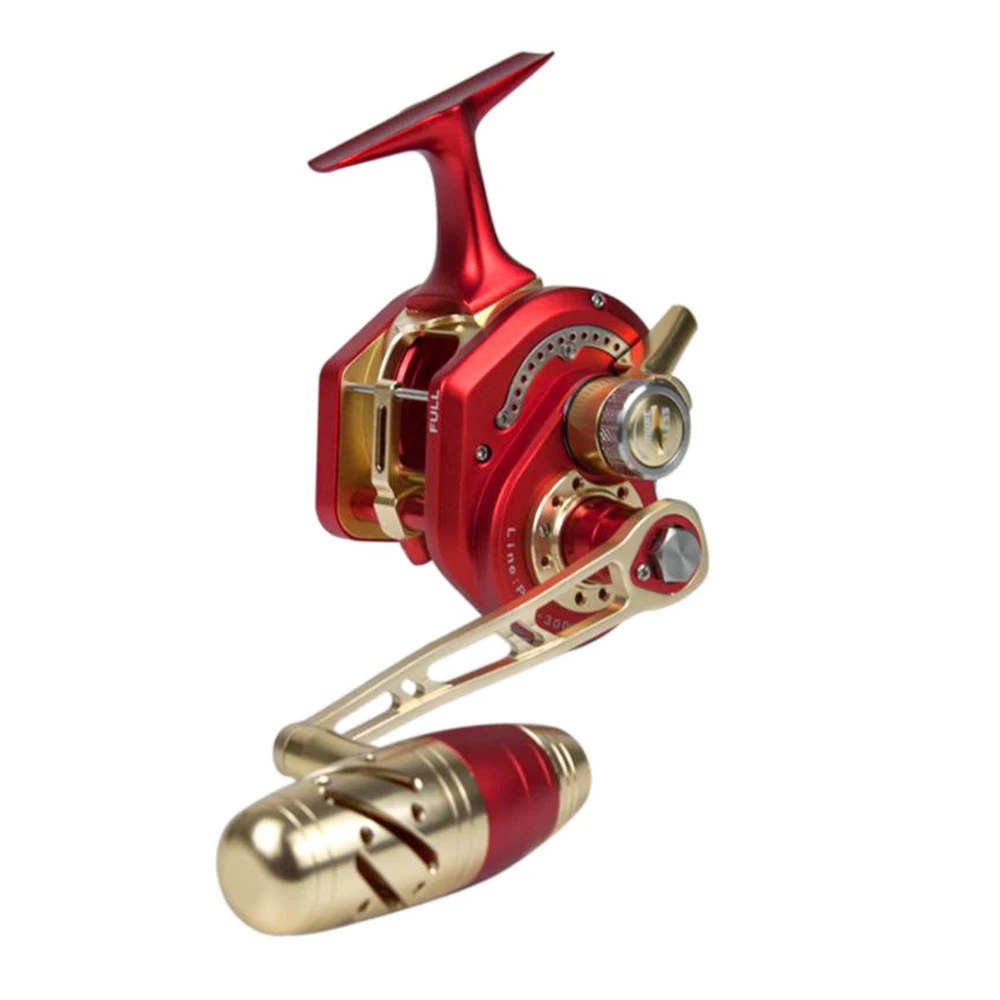 Red 70lbs Offshore 11BB Metal Body Jigging 2000 3000 Reel Saltwater Baitcasting Reels Fishing Jigging Reel or Bass Fishing