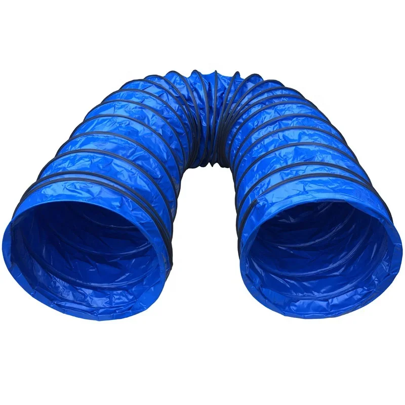 

600mm 5M Rip And Tear Resistant PVC Material Dog Agility Tunnel Pet Training Tunnel For Dogs