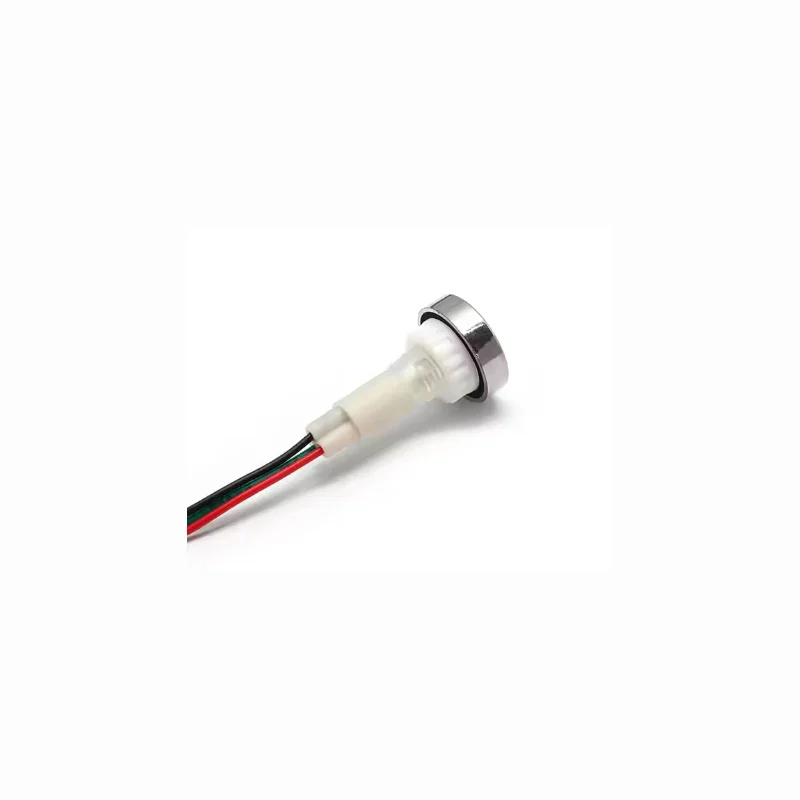 106V 20mA White & Red Coffee Machine Panel Indicator Light with Wire Leads