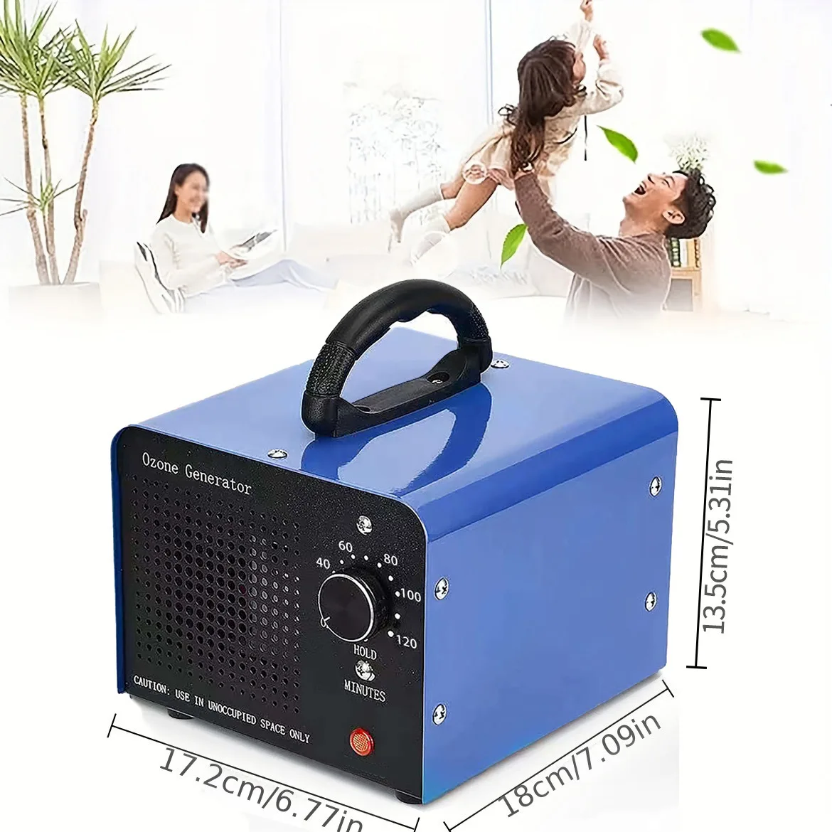 air Purifier Home Ozone Generator 120 M2