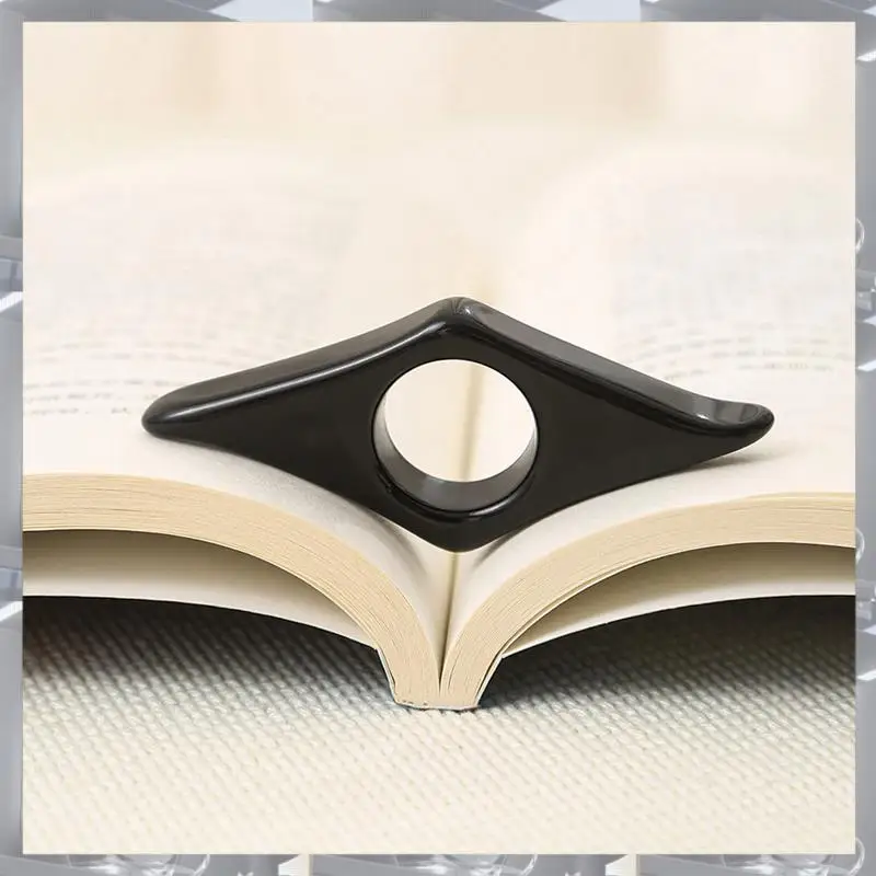 Hot Selling-10Pcs Book Page Holder, Handmade Thumb Book Page Holder Reading Accessories Ring Book Opener Bookmark For Book Lover