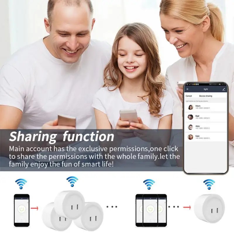 Imagem -05 - Tuya Wifi Smart Plug 10a jp Smart Plug Controle Remoto ai Speaker Controle de Voz Contagem Regressiva Smart Life App Funciona com Alexa Google