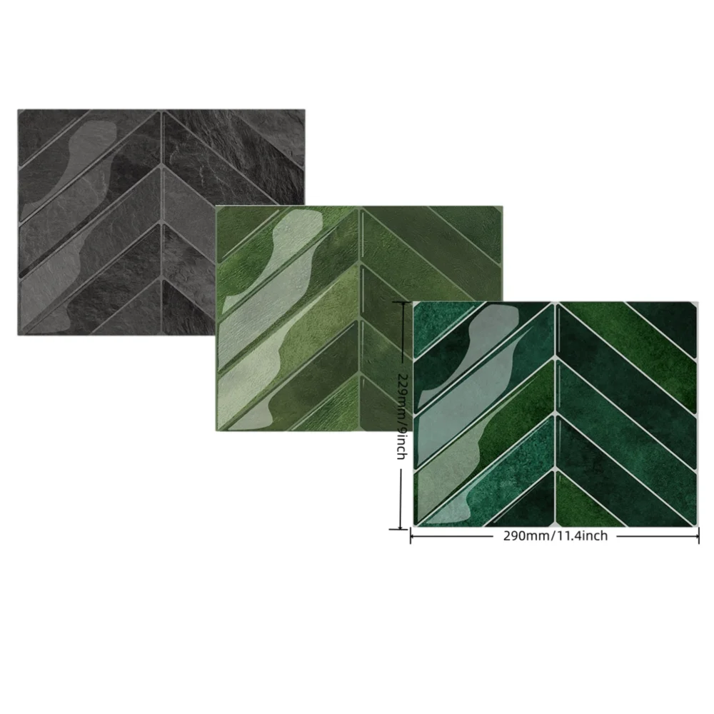 Self Adhesive 3d Epoxy Wall Sticker With A Herringbone Pattern Ideal For Renovating And Decorating Kitchen And Bathroom Walls