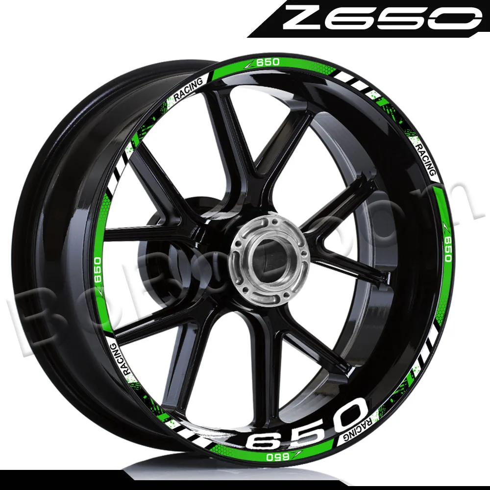 

Motorcycle Wheel Sticker Reflective Rim Decal Stripe Tape Accessories Waterproof Decorative Personality For Z650 z650 Z 650