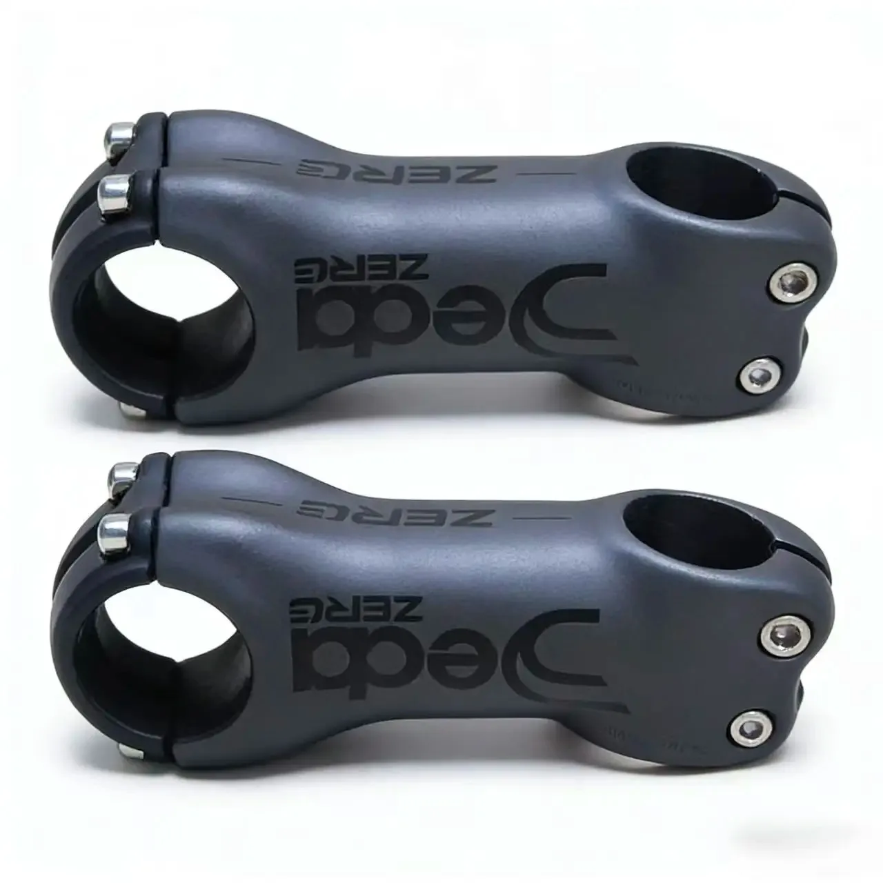 JEDA Carbon-Vorbau 6/17 Grad für Rennrad und Mountainbike, 31,8mm Fahrradlenker-Vorbauten 60/70/80/90/100/110/120mm Silbergrau Matt