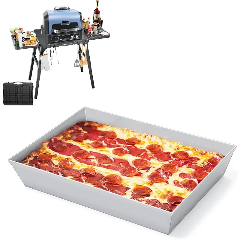 

Portable Grill Stand with Adjustable Leg for Woodfire Outdoor Grill OG700 OG800 OG900 Series,Detroit Style Pizza Pans