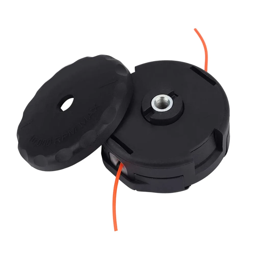 Two-Piece Nylon Grass Head Set Compatible with For Echo SRM-225 and SRM-210 String Trimmers for Extended Usage
