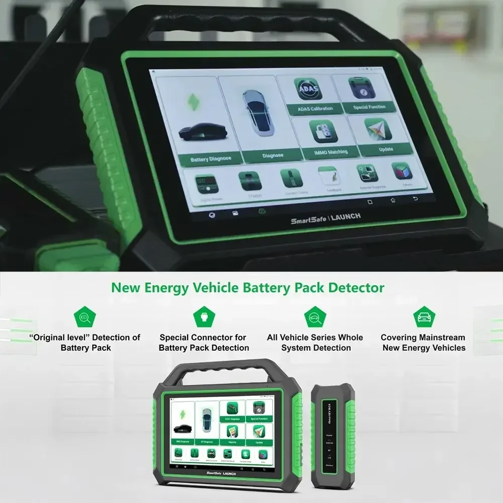 SmartSafe الماسح الضوئي للسيارات المهنية Ev P01 أدوات تشخيص الماسح الضوئي للسيارات