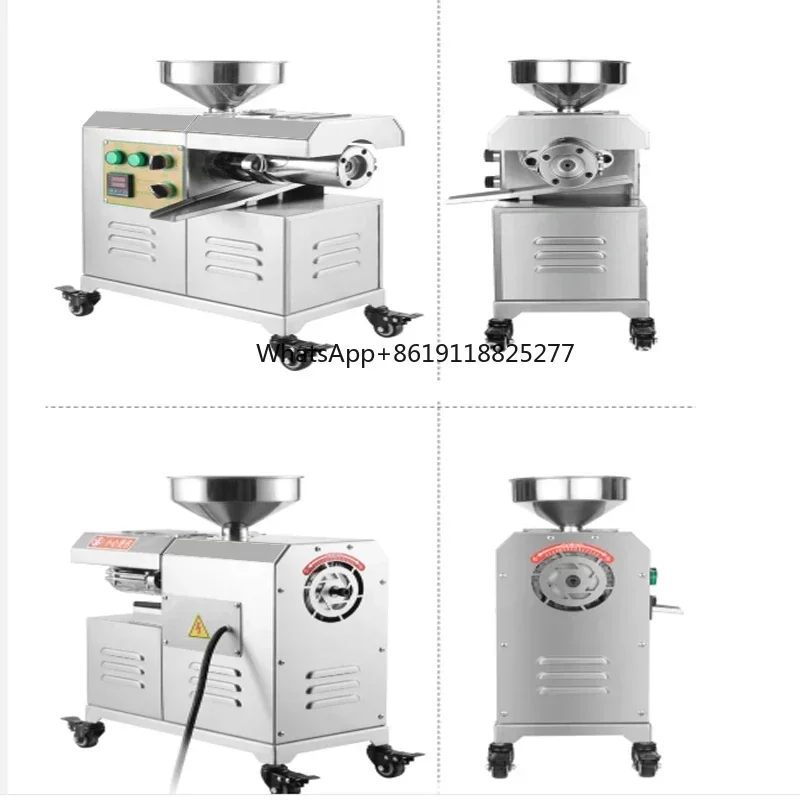 Commercial Oil Press Stainless Steel Full-Automatic Mini-Fryer Walnut Peanut Linseed Power And High Quality oil extractor