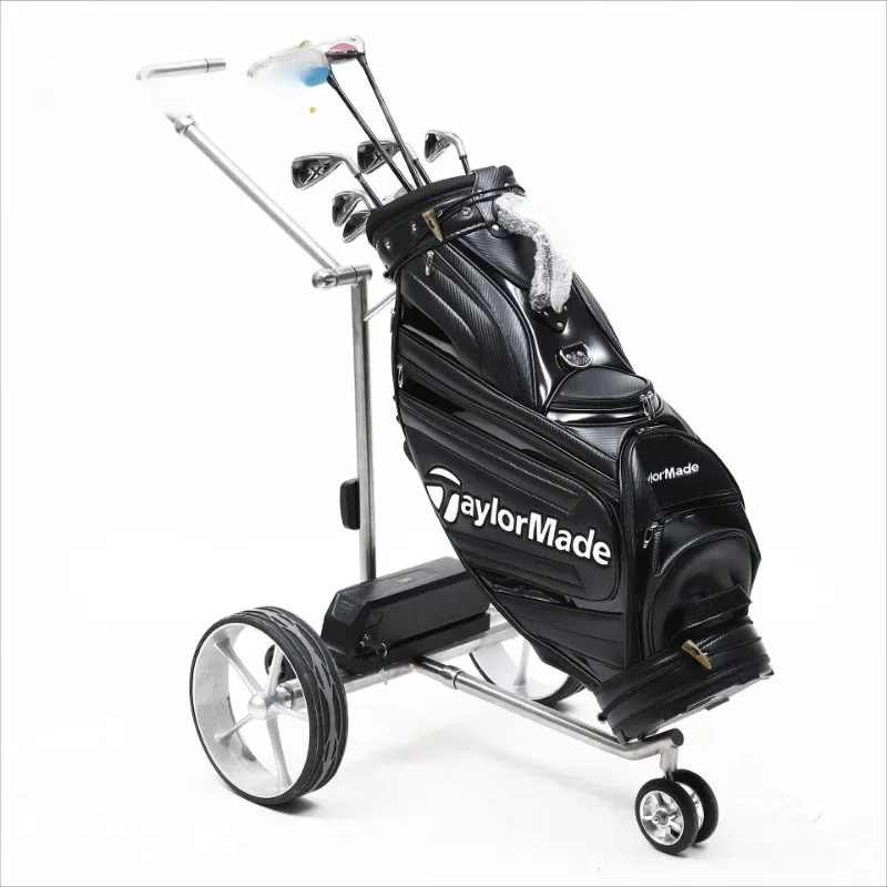 

Long Distance 24V 10Ah Li-ion Battery Follow Electric Golf Foldable Trolley with Remote Control