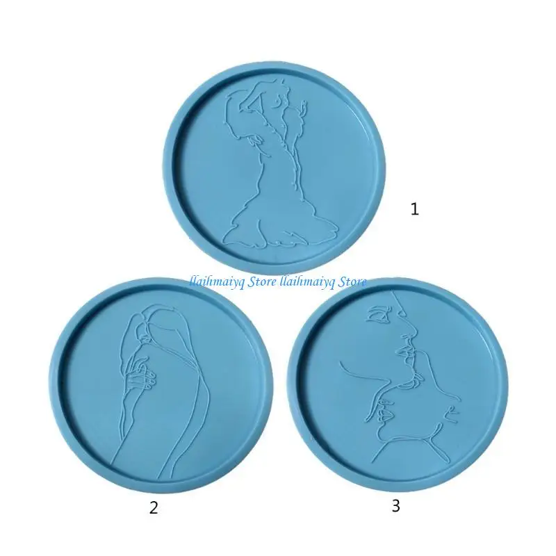 573B Resin Human Body Mold Silicone Jewelry Tray Epoxy Resin Casting Mold