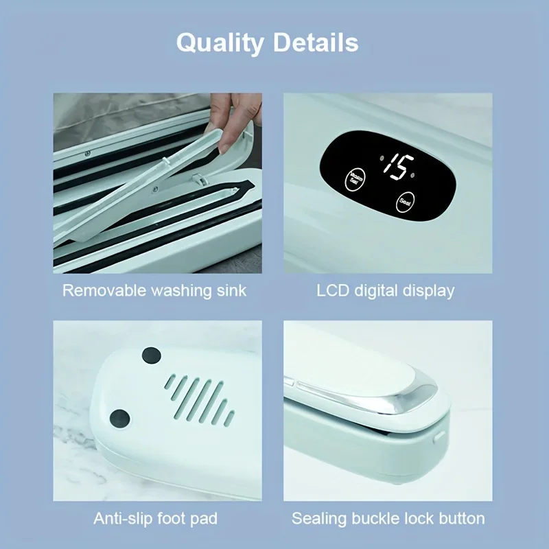 Standard Household Multifunctional Automatic Vacuum Sealing Machine, Small Portable Kitchen Dry And Wet Dual-use  для пакетов