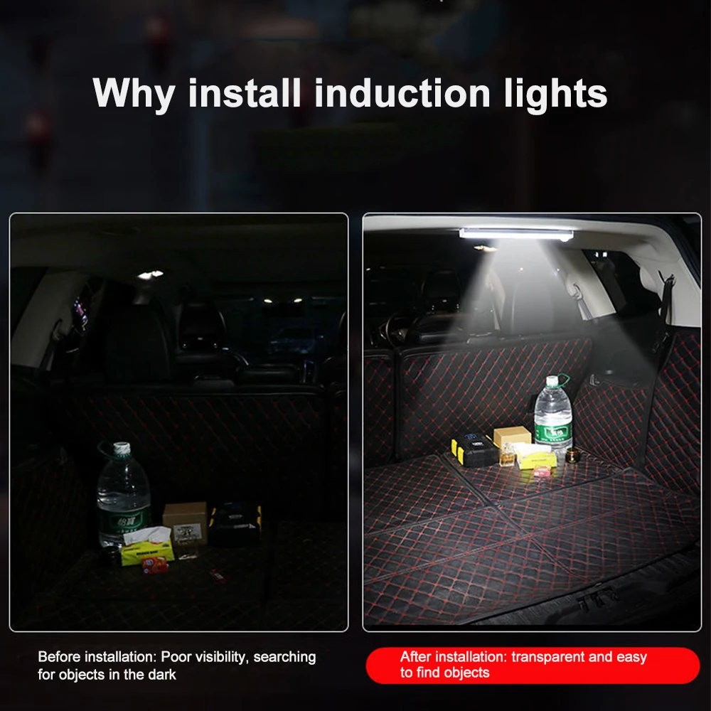 LED Auto Sensor Licht 10/20/30cm automatische Induktion licht Typ C wiederauf ladbare Smart Lighting Magnet Maual/Sensing Mode Lampe – Detail 7