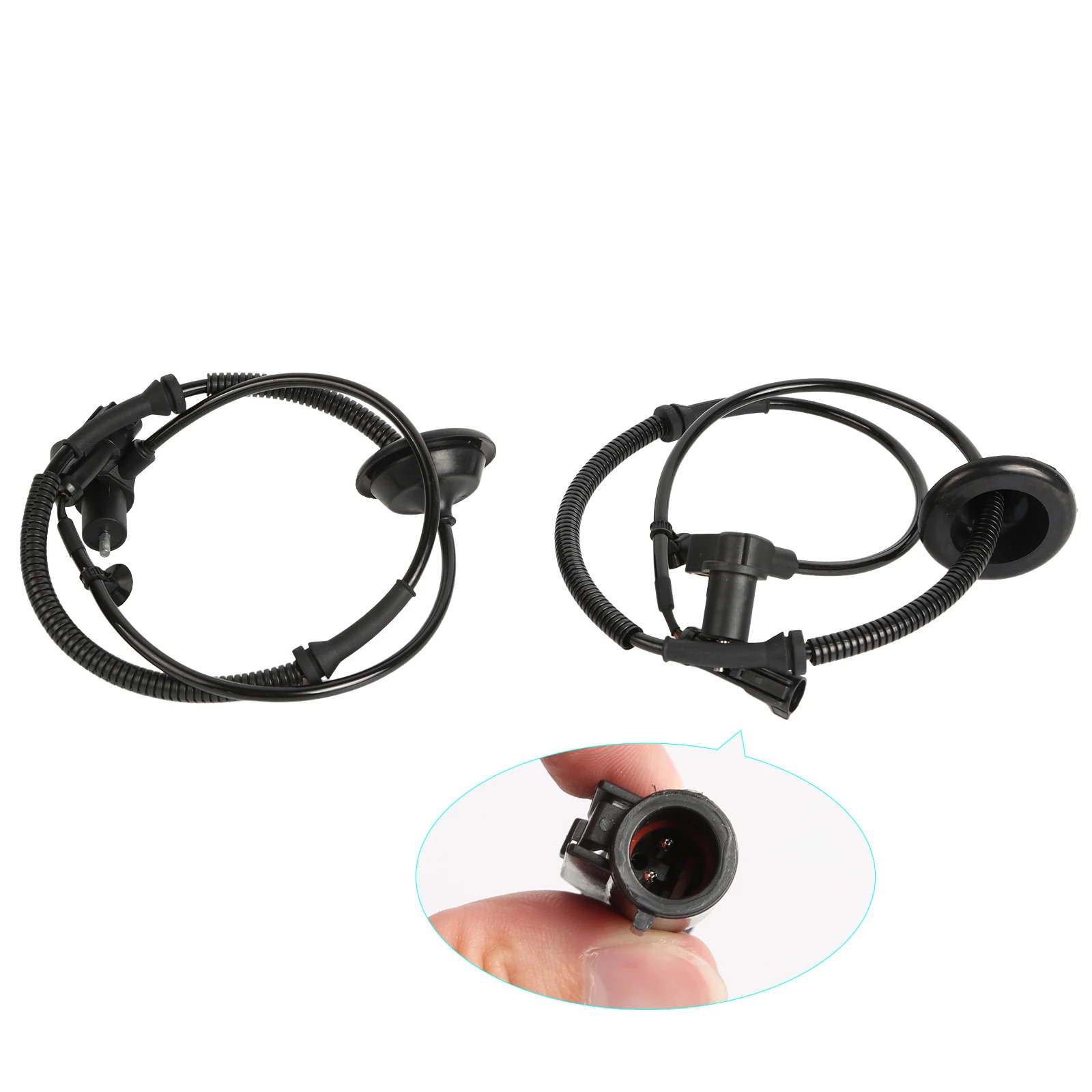 

2Pcs Car ABS Anti-Lock Brake Speed Sensors Wheel Speed Sensor Rear For Ford Mustang 1999-2004 3R3Z2C190BA 3R3Z2C190CA