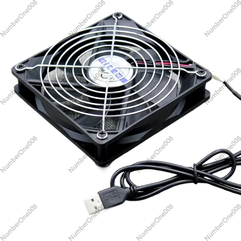 Wireless router radiator Netgear optical cat set-top box cooling fan 8/12/14CM USB fan