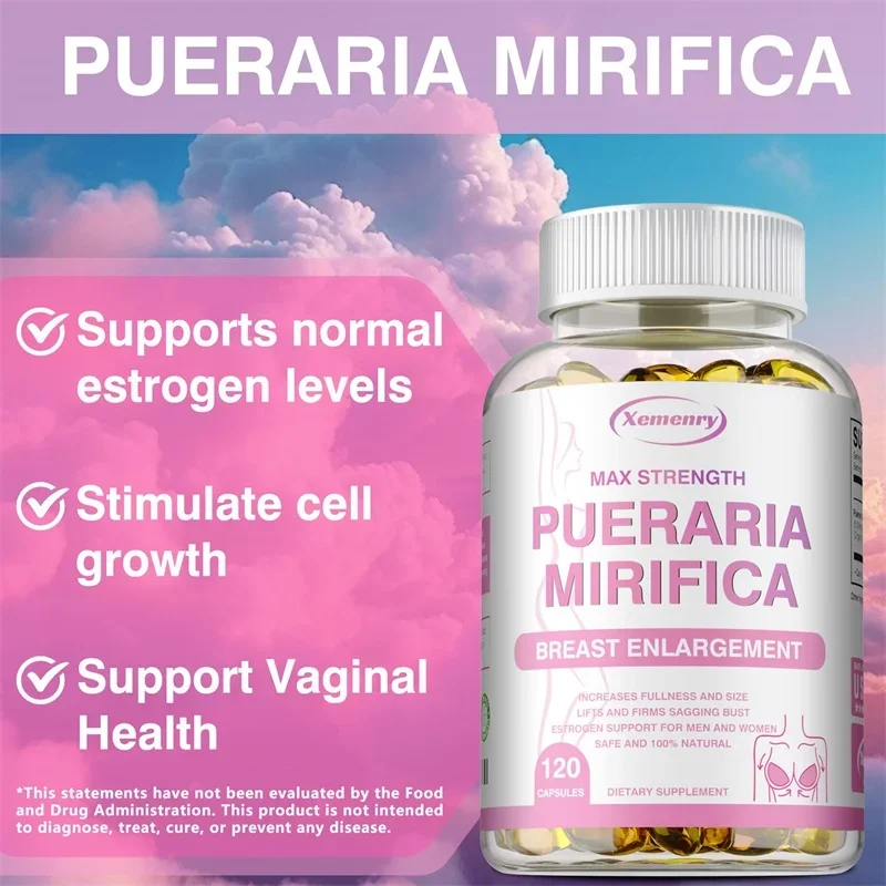 Pueraria Mirifica - Promotes Women's Health, Makes Breasts Fuller, Hormone Metabolism, Relieves Menopause, Non-GMO - Image 4