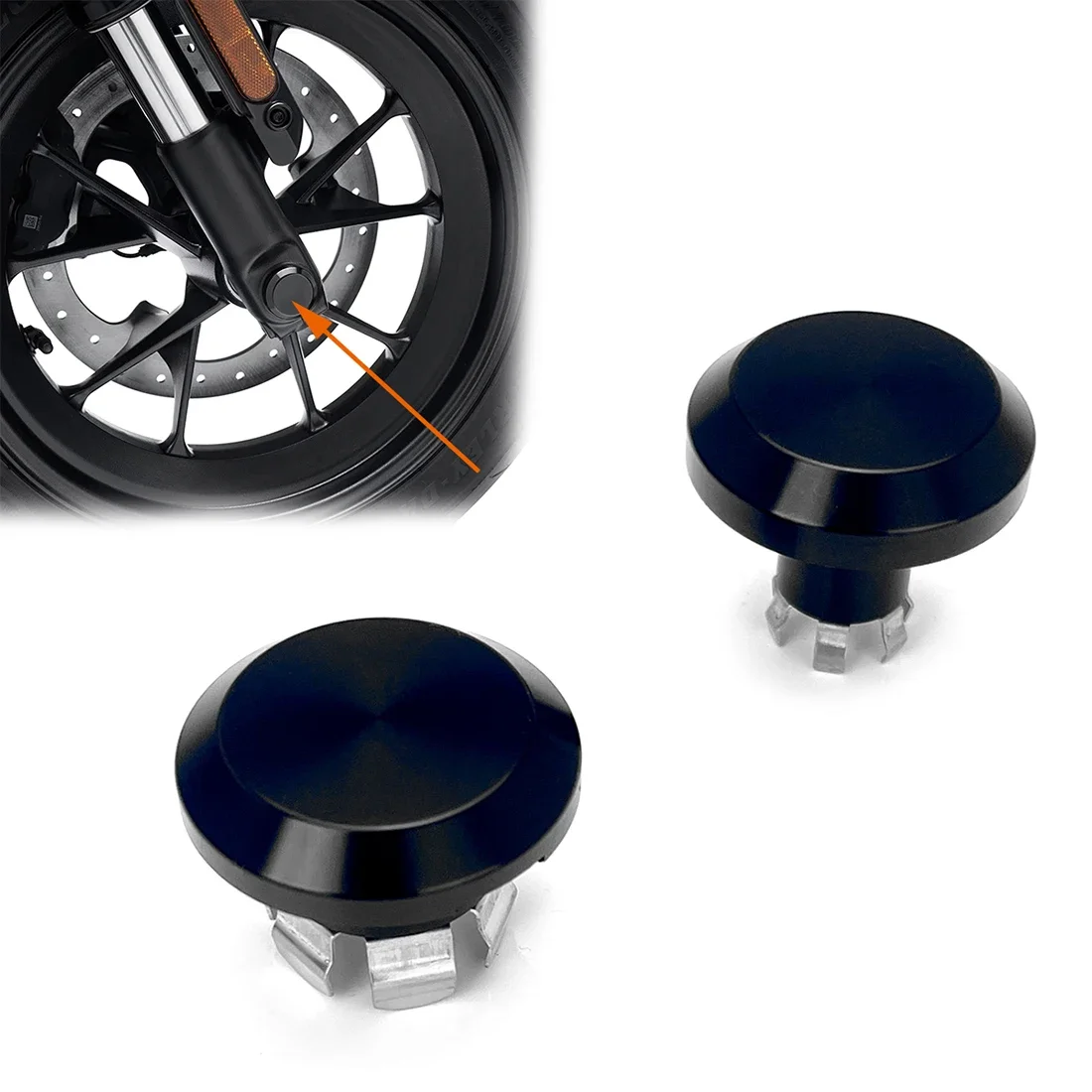 

Front rear Axle Nut Covers For Harley PAN AMERICA 1250 S PA1250 Sportster S RH1250S RH 1250 2021-up