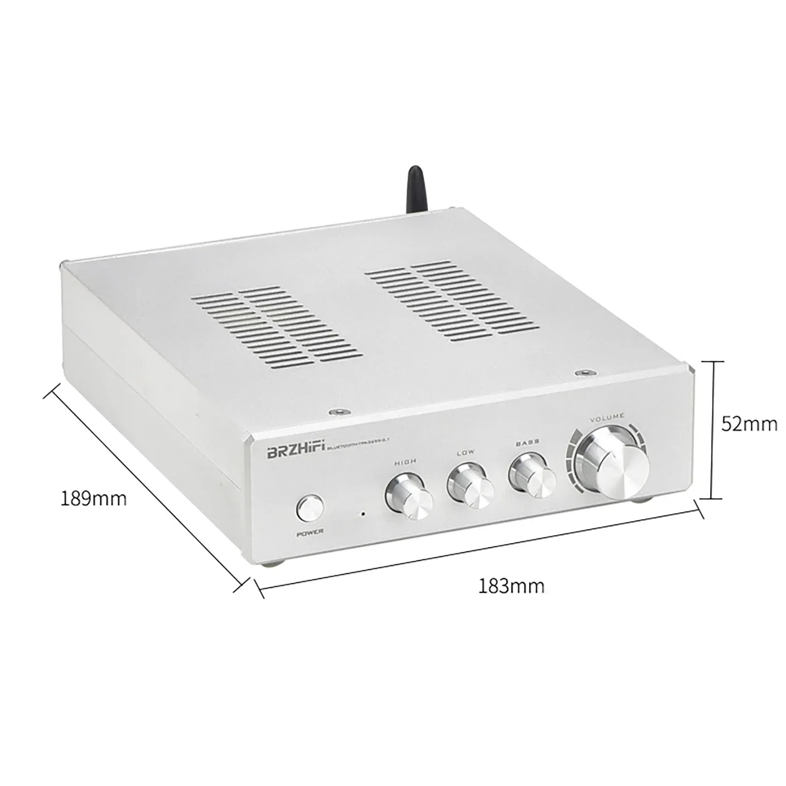 AMXEKR Dual Core TPA3255 Power Amplifier 2.1 Channel Bluetooth 5.0 Independent Decoding Fever Level High Power