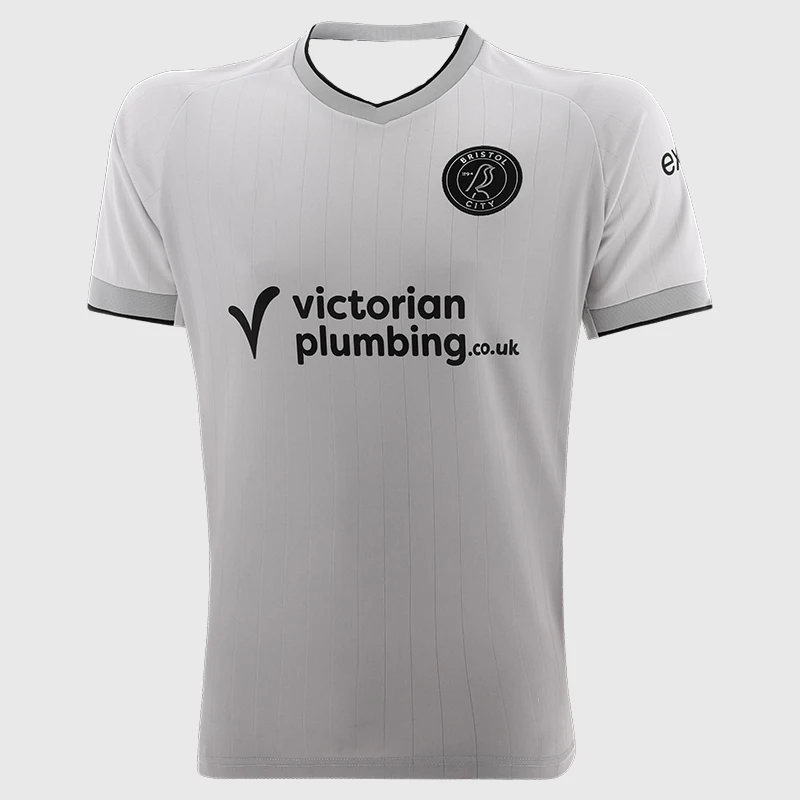 26_27 Saison Bristol City Trikot 3D-Druck Sport Freizeit Schnelltrocknend Outdoor Atmungsaktiv Familien-Partnerlook T-Shirt – Detail 4