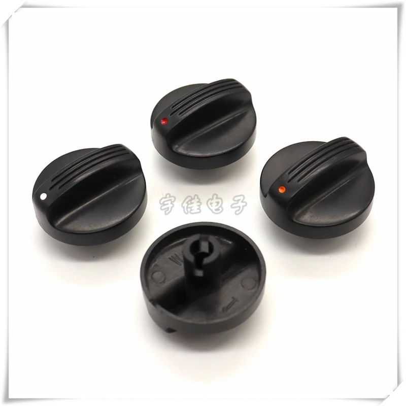 2PCS One Shaped Plastic Knob Cap Potentiometer Switch Cap Kitchen Appliance Switch Adjustment Knob Cap Round Hole 6MM