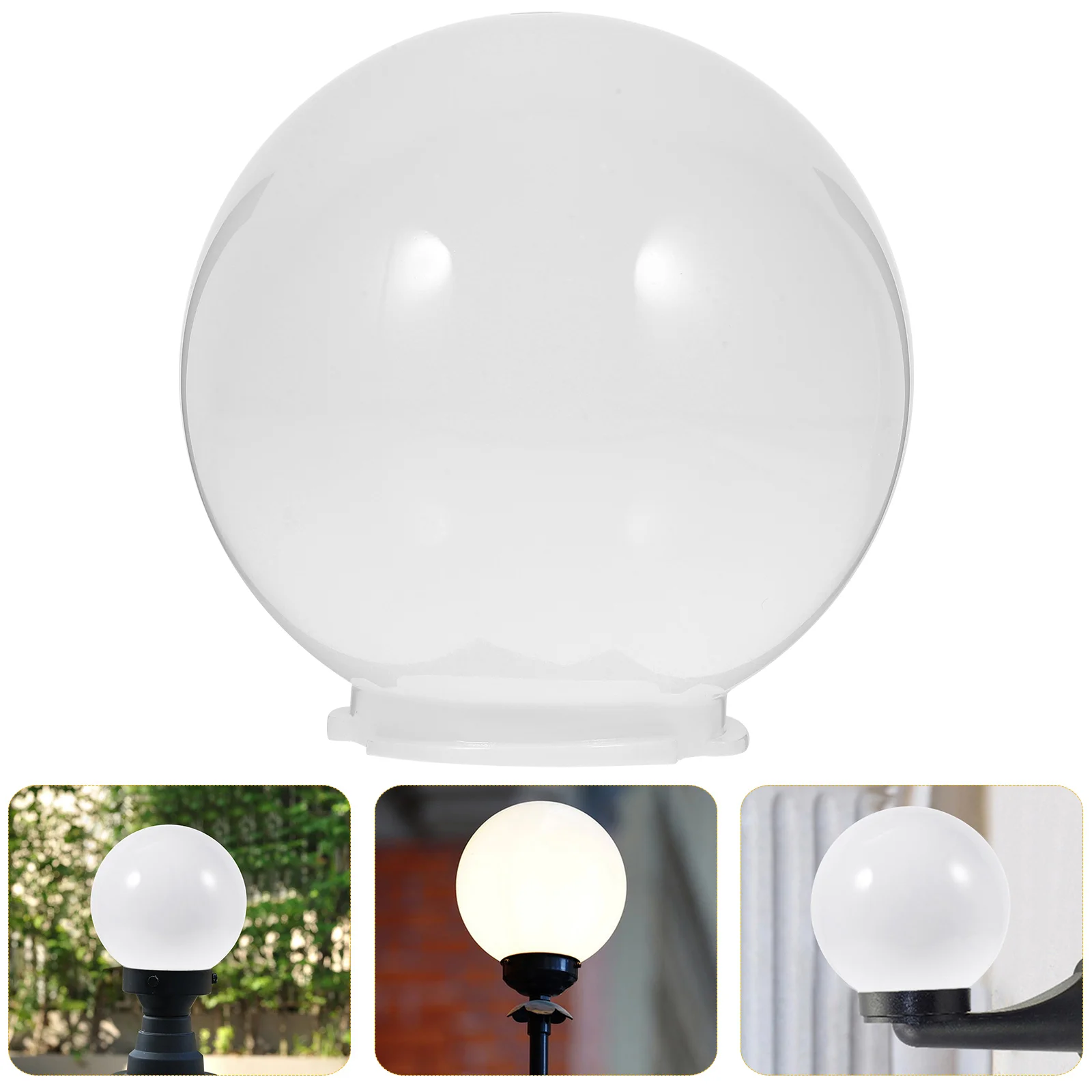 Outdoor Light Ball Lampshade Fixture Globes Replacement Shaped Home Floor Acrylic White Lighting Fixtures Child