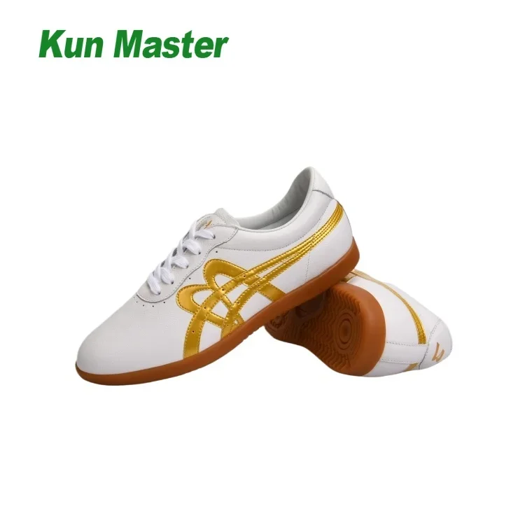 جلد طبيعي الكونغ فو تاي تشي أحذية التايكوندو أحذية رياضية فنون الدفاع عن النفس جلد البقر للجنسين الحرة مرنة الرجال النساء