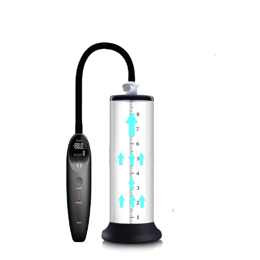 1.5-2.5inch Acrylic Cylinder for Penis Pump Untapered 9Inch w/ Female Valve Enlargement, Penis Bigge Size Vacuum Pump/Manual view 2